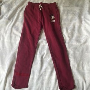 Zara Kids Disney joggers loose bottom elastic waist faux pull string